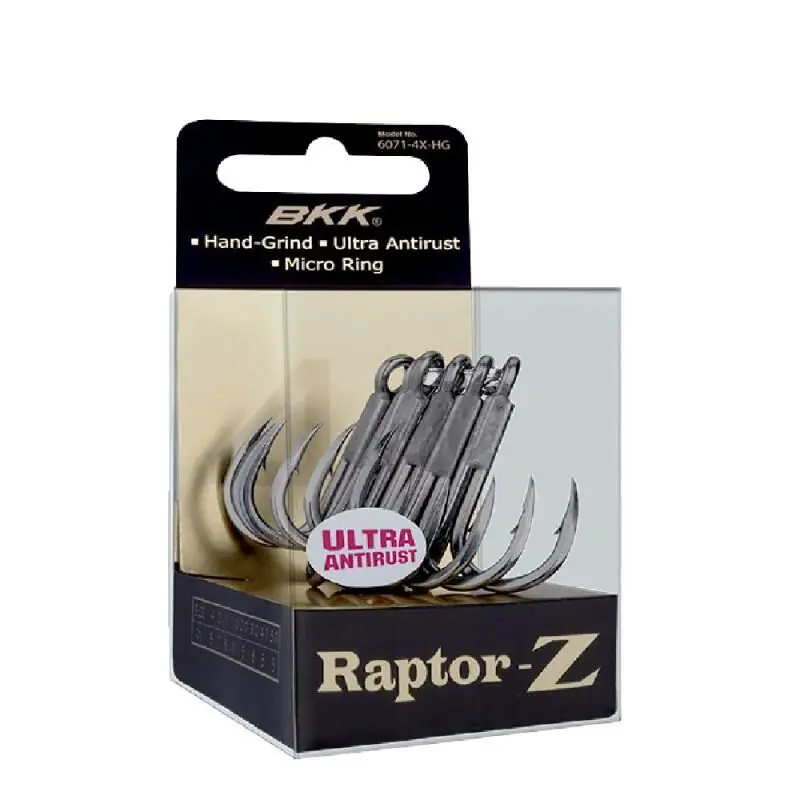 Meest Verkocht BKK Raptor-Z Treble Hooks Size 2