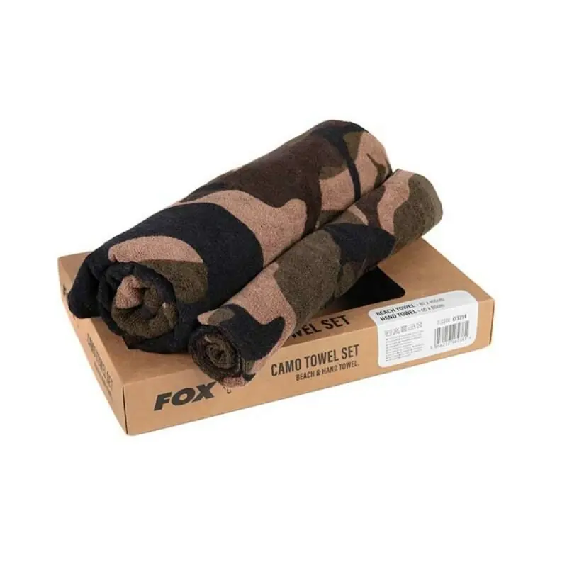Betrouwbaar Fox Camo Beach / Handtowel Box Set