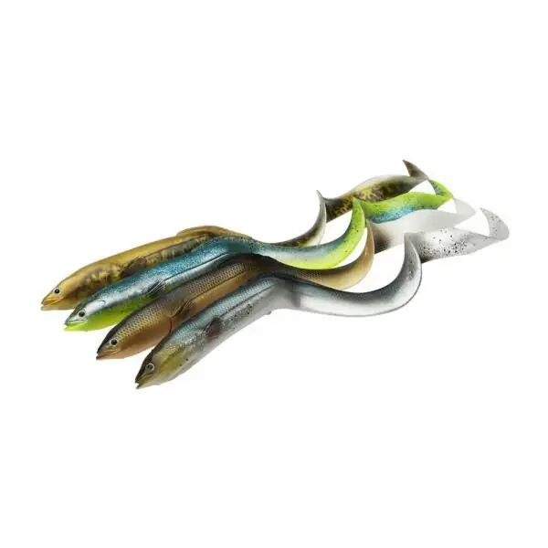 Savage Gear Real Eel 15cm 12g Green Silver Gereduceerde Prijs