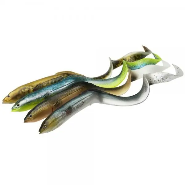 Savage Gear Real Eel 20cm 27g Green Silver Op = Op