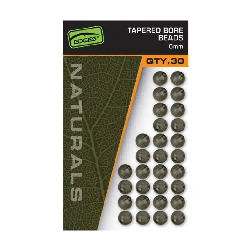 Fox Edges Naturals Tapered Bore Beads 6mm Bestseller
