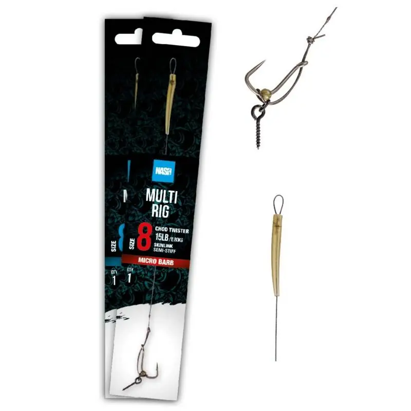Nash Multi Rigs Size 8 (15lb) Populair