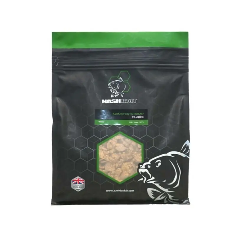 Nash Monster Shrimp Flakes 1kg Gecertificeerd