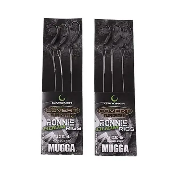 Gardner Covert Tungsten Ronnie Boom Rigs Size 4 Exclusieve Aanbieding