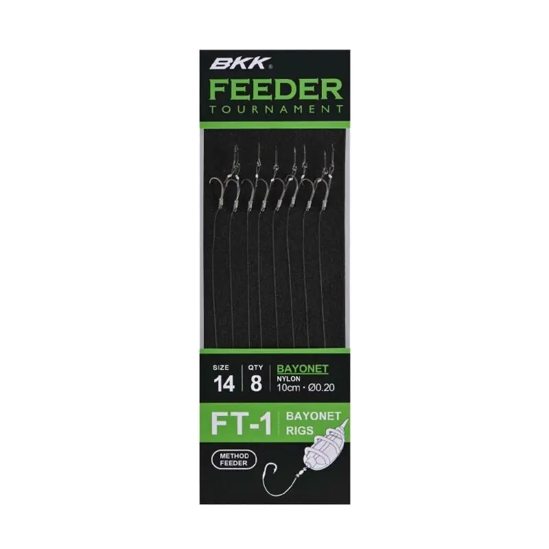 Goedkoop BKK Feeder Tournament FT-1 Bayonet Rigs Size 14