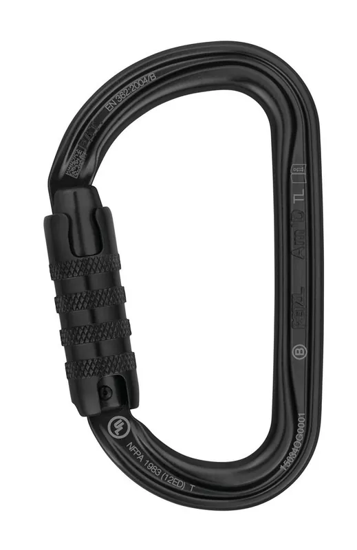 Bestseller Karabijnhaak PETZL AmD triact-lock zwart