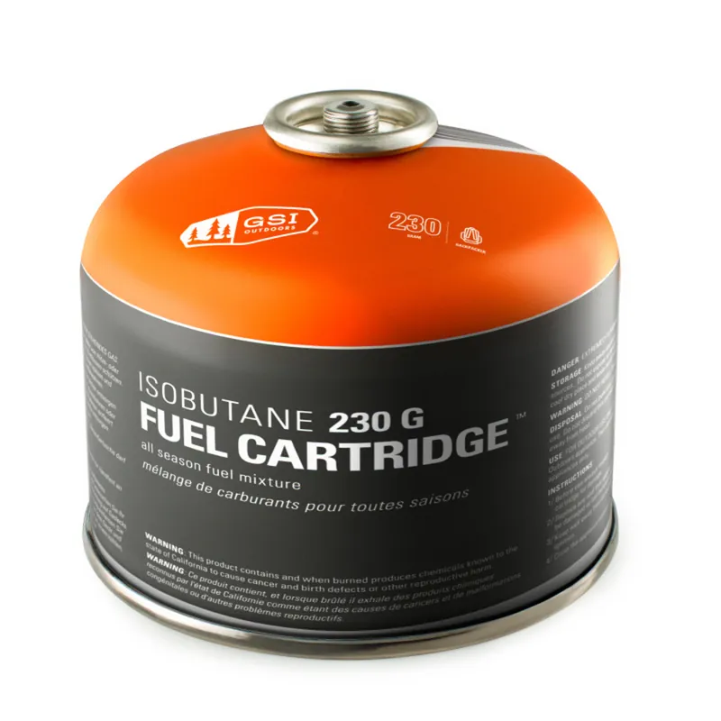 Gecertificeerd Gaspatroon GSI Isobutaanbrandstof 230 g