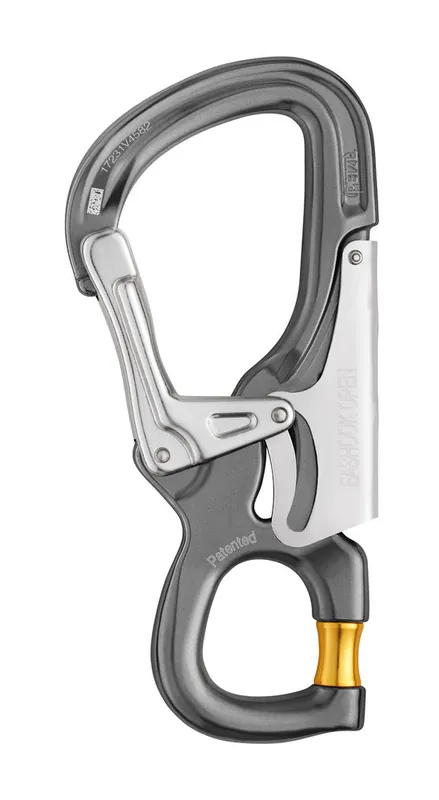 Karabijnhaak PETZL Eashook Open grijs Flitsaanbieding