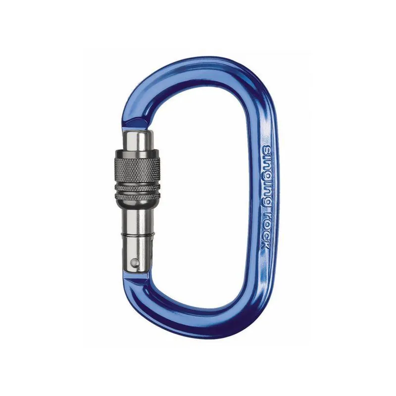 Lage Prijs Karabijnhaak Singing Rock OZON schroef blauw