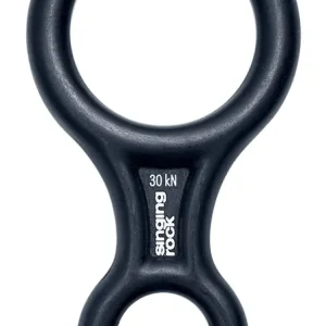 Flitsaanbieding Abseilen acht Singing Rock L. kN30 zwart