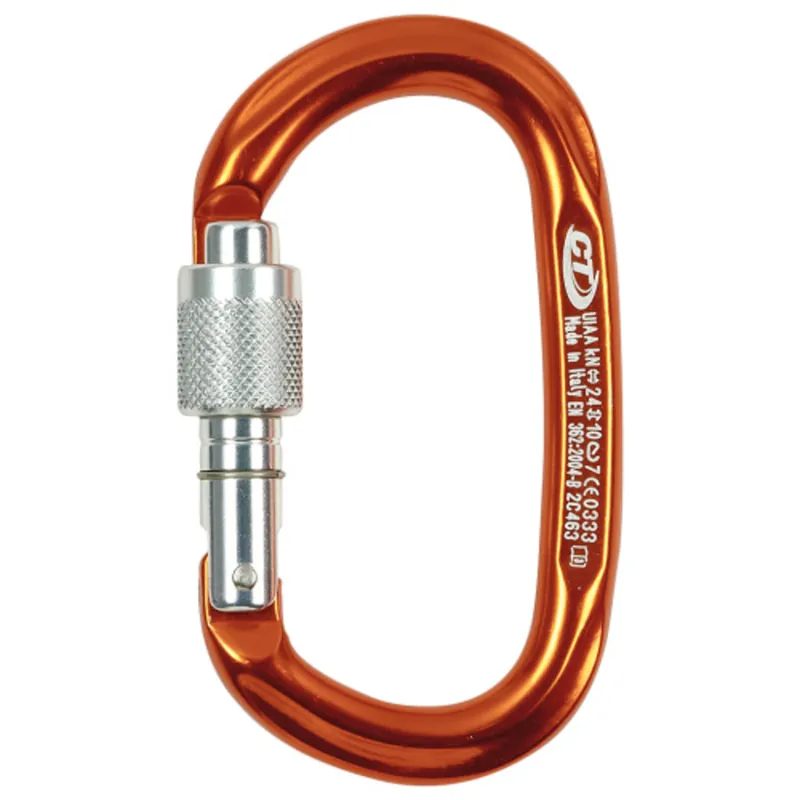 Karabijnhaak Climbing Technology Pijler SG oranje Gereduceerde Prijs