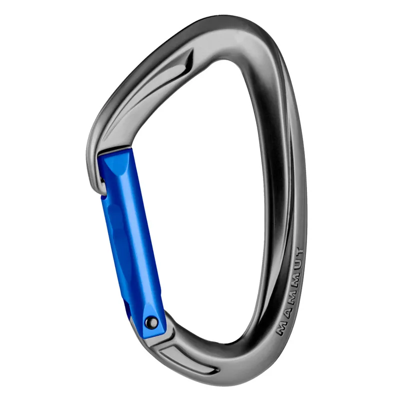 Speciale Aanbieding Karabiner Mammut Crag Key Lock Straight Gate zilver