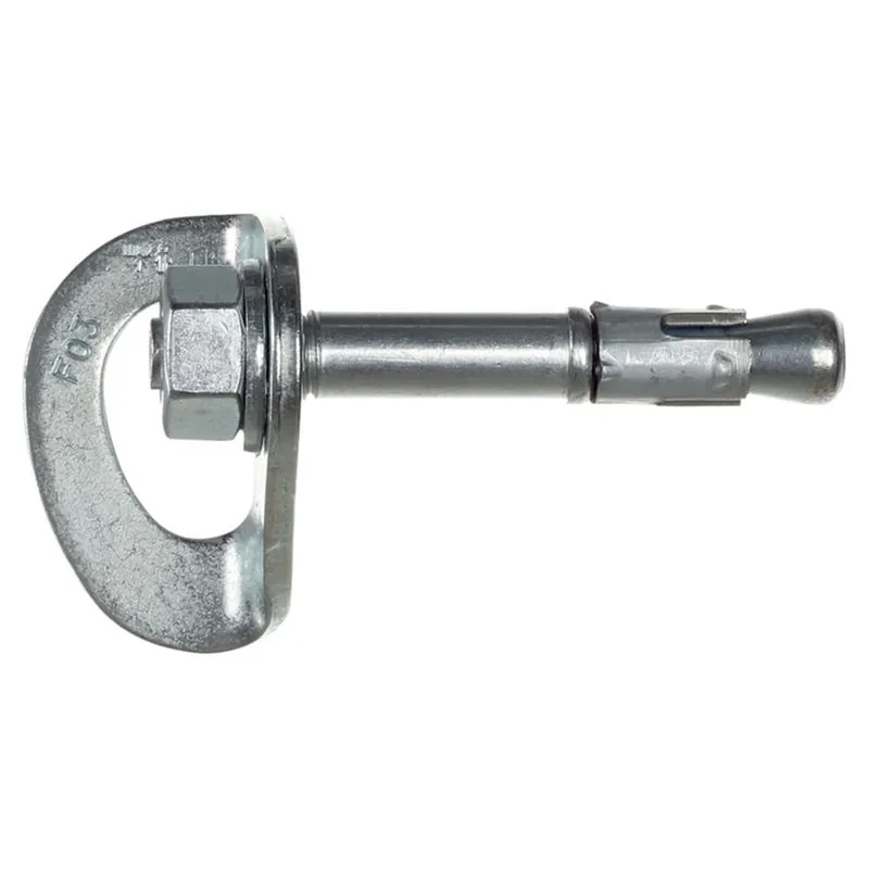 Uitverkoop Plaquette met stang Singing Rock 12 mm verzinkt