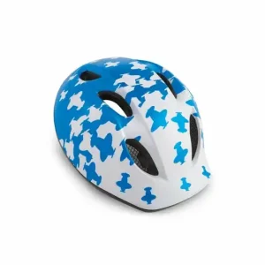 Beste Prijs Kinderkleding helm MET Buddy kinderkleding vliegtuig / blauw / wit mat S/M(46-53)