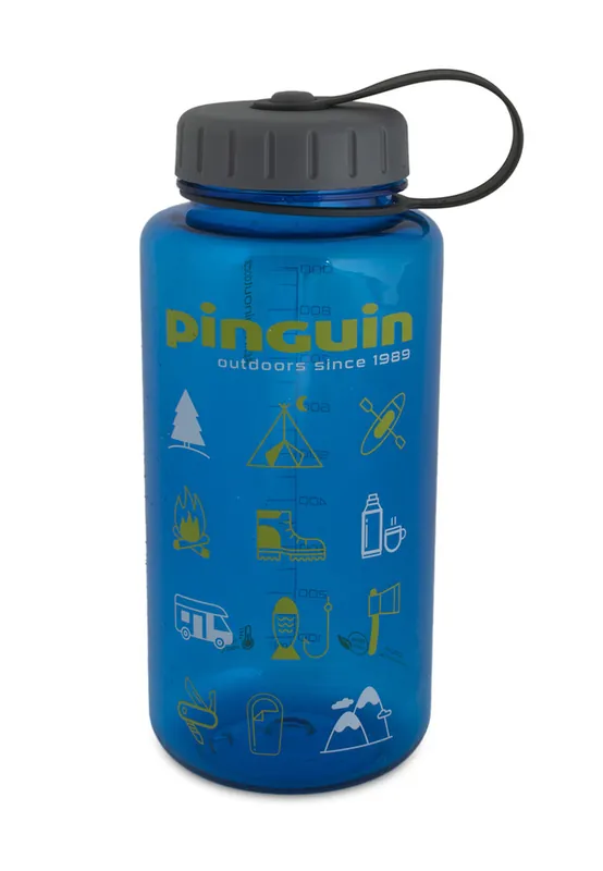 Populair Fles PINGUIN Tritan Vet Fles 1.0L blauw