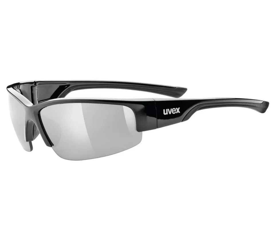 Uvex Sportstyle 215 zonnebril zwart/zilver Laatste Versie