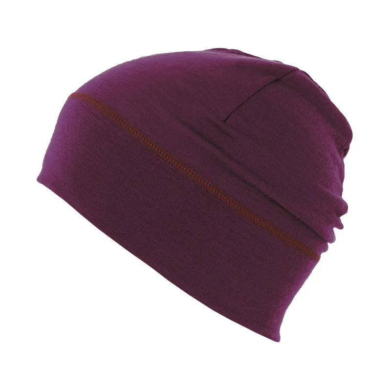 Cap MATT 5805 Lichte merinowol muts aubergine Must-Have