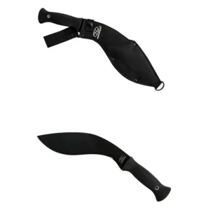 Mes Yate Highlander Kukri machete zwart Beperkt Aanbod