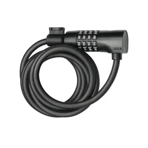 Op = Op Slot aan fiets AXA Vastberaden 180/8 code zwart