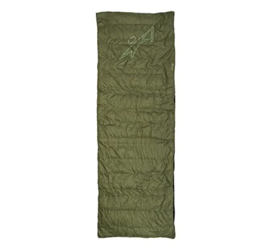 Slaapzak Warmpeace quilt 300 calla groen zwart Merkproduct