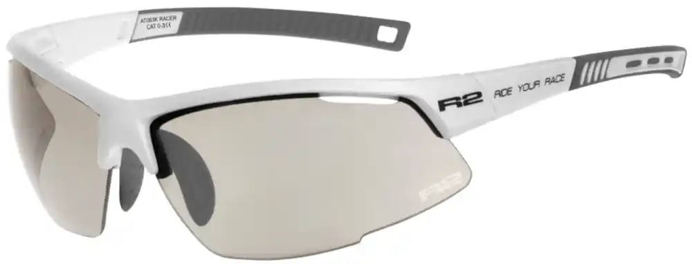 Veilige Betaling Zonne bril R2 racer wit / grijs 0-3