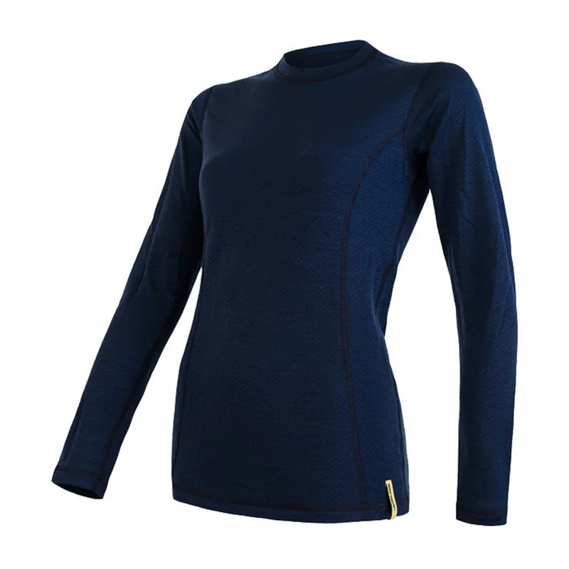 Speciale Aanbieding Dames t-shirt SENSOR Merino DF dl.rukáv diep blauw S