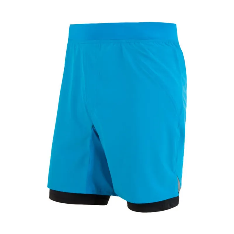 Mannen korte broek SENSOR Pad blauw zwart S Direct Verzonden