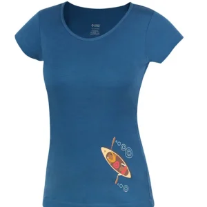 Dames t-shirt Direct Alpine harige Dame benzine (kano) S Gereduceerde Prijs