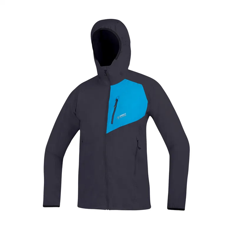 Favoriet Mannen jasje Direct Alpine Dru Licht antraciet / oceaan S