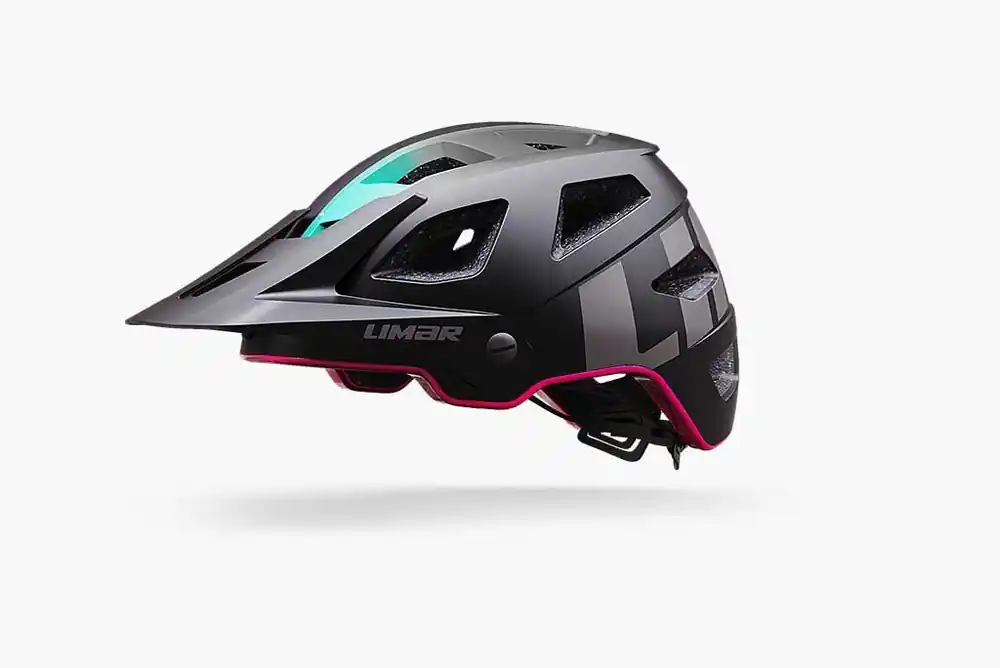 Veilige Betaling Wielersport helm LIMAR Delta mat zwart roze M 53-57