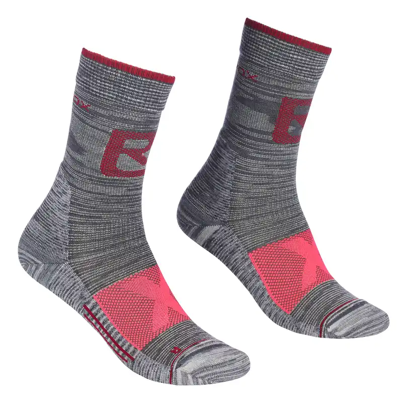 Merkproduct Dames sokken ORTOVOX alpinist Pro Compressie Midden Grijs 35-38