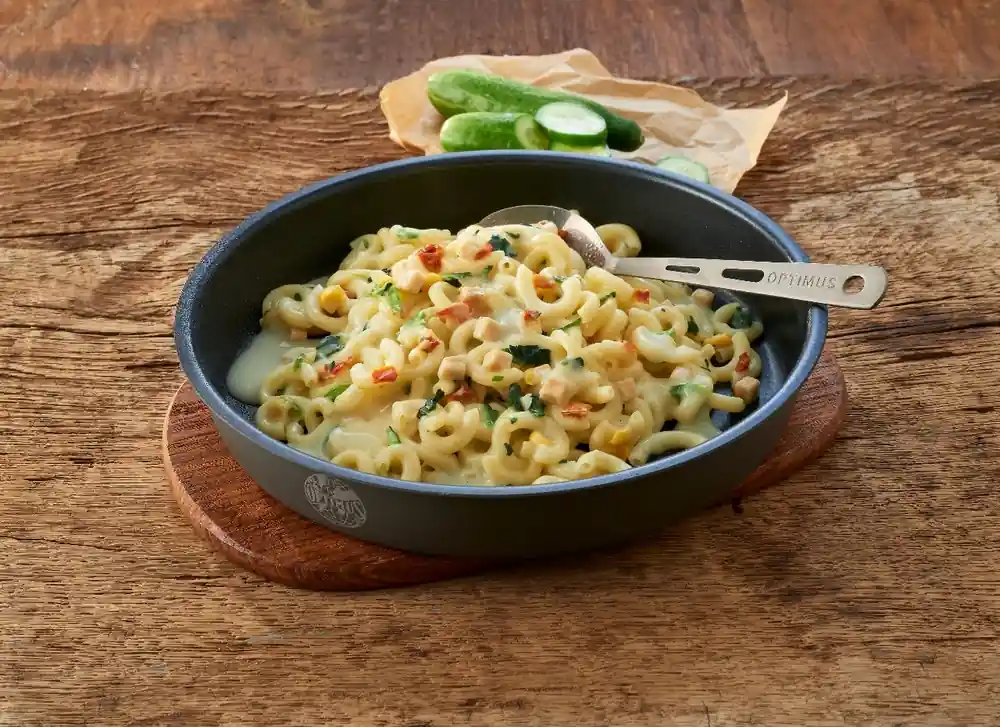 Trek‘n Eat Pasta met krokante kip, room en bladspinazie (150 g, 590 kcal) Beste Prijs