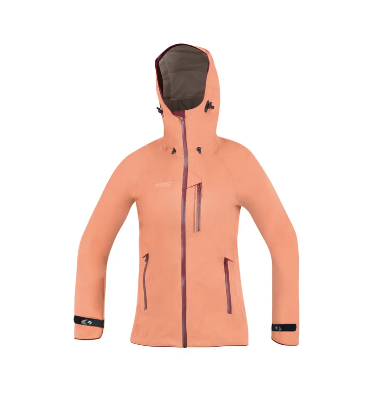 Dames harde schaal waterbestendig jasje Direct Alpine Talung Dame koraal / rozenhout XS Speciale Aanbieding