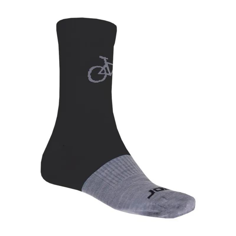 Sokken SENSOR Tour Merino Wol zwart grijs S (3-5 UK) Must-Have
