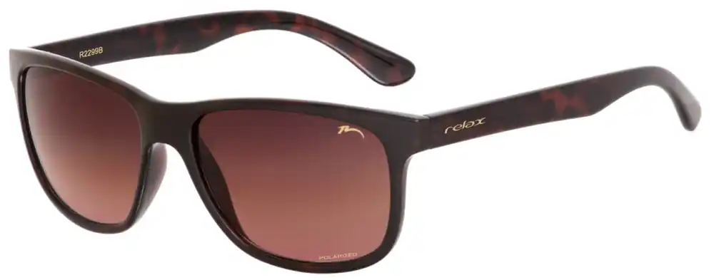 Goedkoop Zonnebril RELAX kuddes R2299B R5 bruin