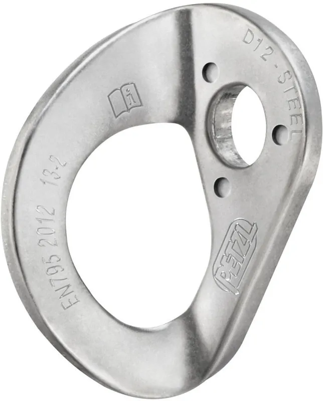 Veilige Betaling Plaquette voor de schacht PETZL Hart Roestvrij