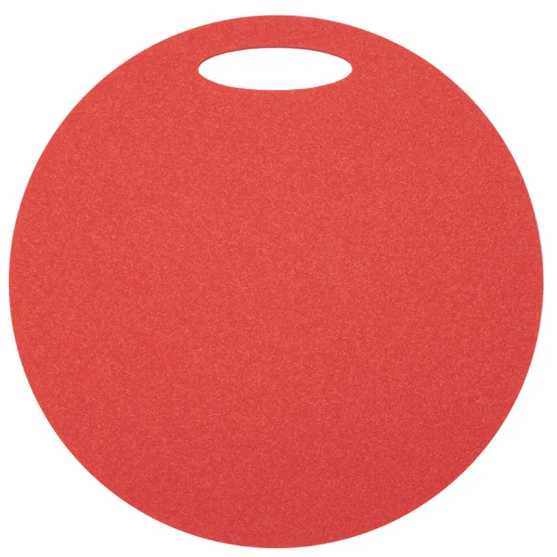 De stoel YATE Ronde 1 gelaagd rood Weekendaanbieding