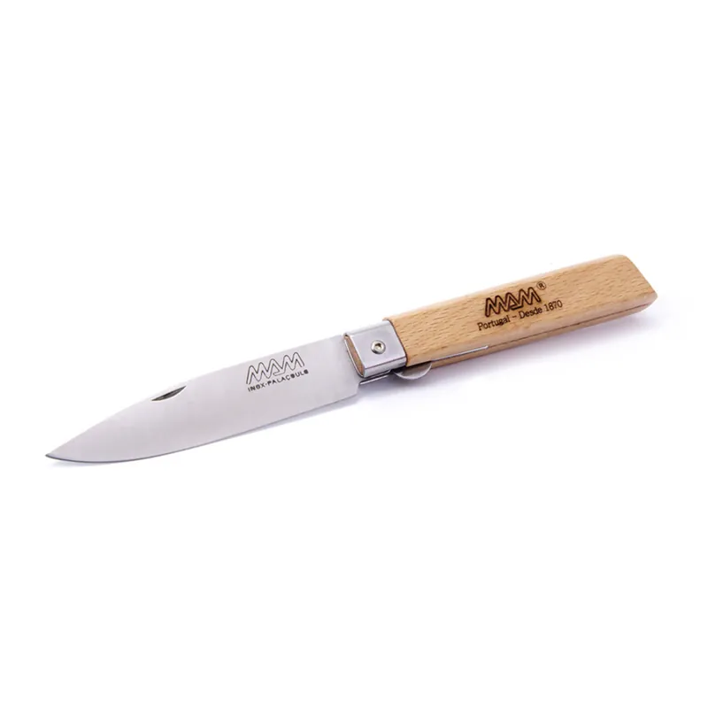 Goedkoop Zakmes met veiligheidsslot MAM Operator 2036 8,8 cm beuken