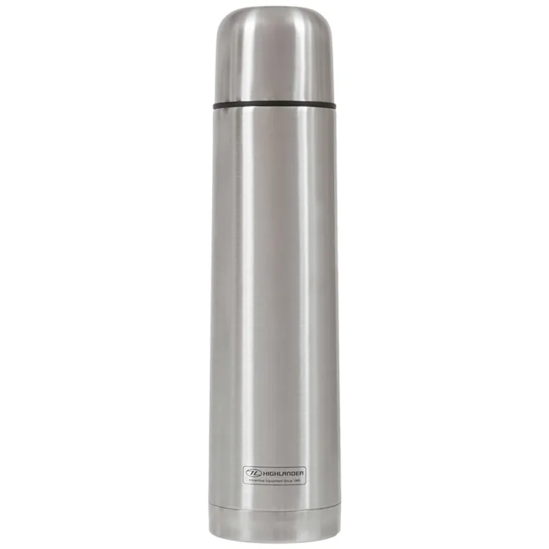 Laatste Versie Thermosfles Highlander Duro-fles 1000ml zilver