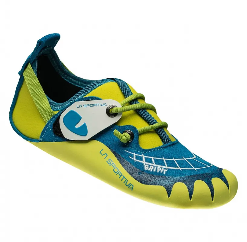 Klimmers La Sportiva Gripit blauw / zwavel 26 EU Speciale Aanbieding