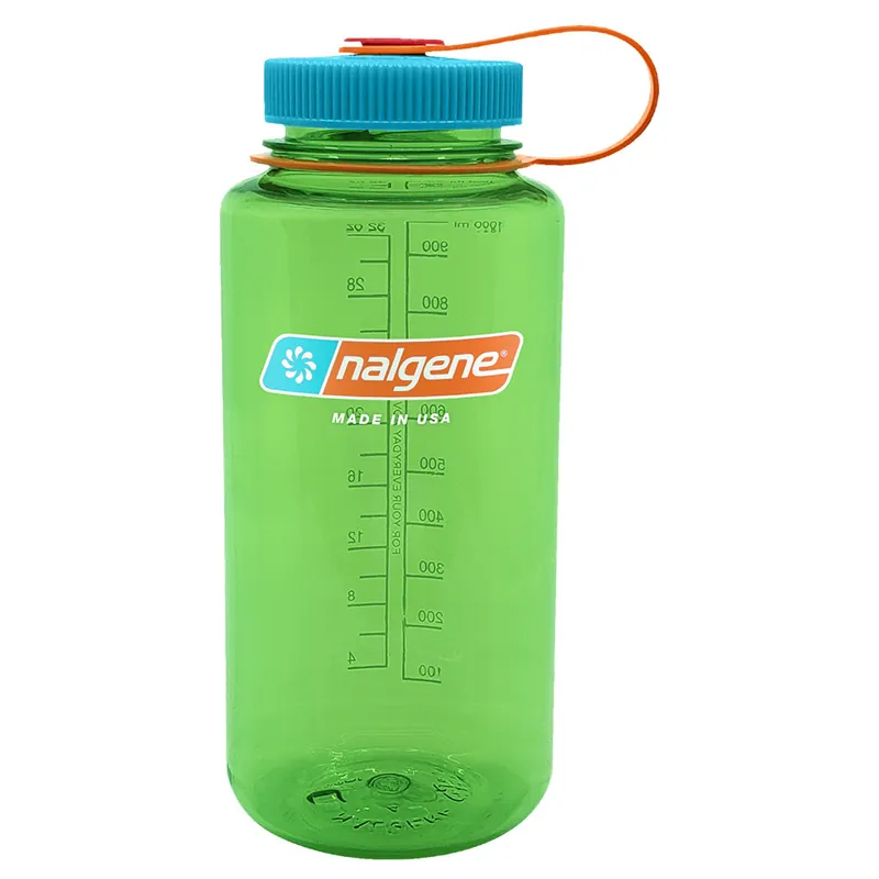 Fles Nalgene Wijde mond 1000mL Peer Beperkt Aanbod