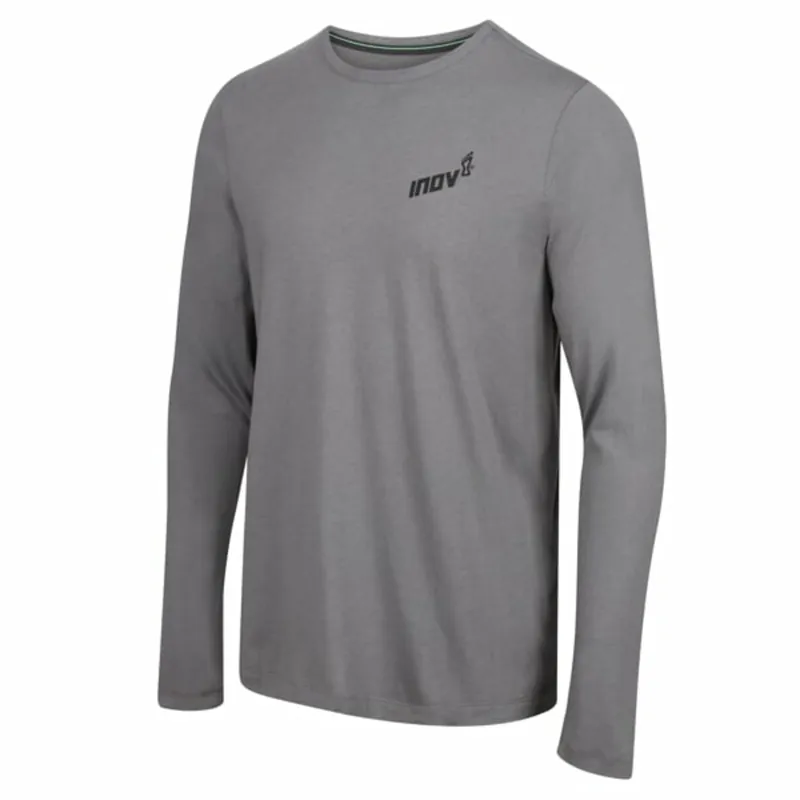 Heren T-shirt Inov-8 Grafisch T-stuk LS "Merk" M. S Uitverkoop