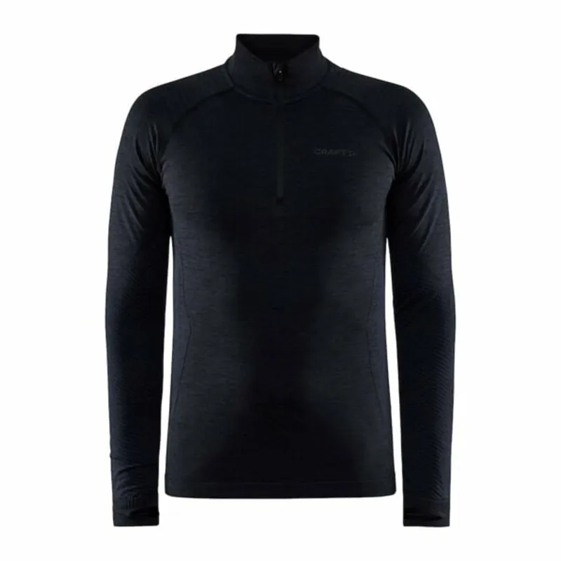 Heren-T-shirt CRAFT CORE Dry Active Comfort ZIP zwart S Lage Prijs