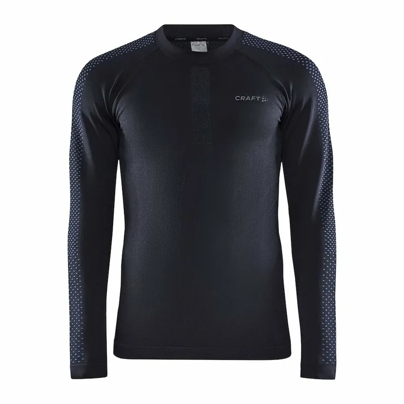 Gecertificeerd Functioneel T-shirt voor heren Craft ADV Warm Intensity LS Zwart S