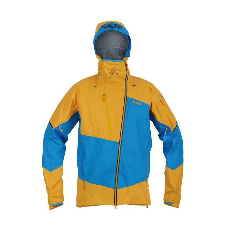 Uitverkoop Hardshelljack voor heren Direct Alpine Guide 8.0 mango/oceaan S