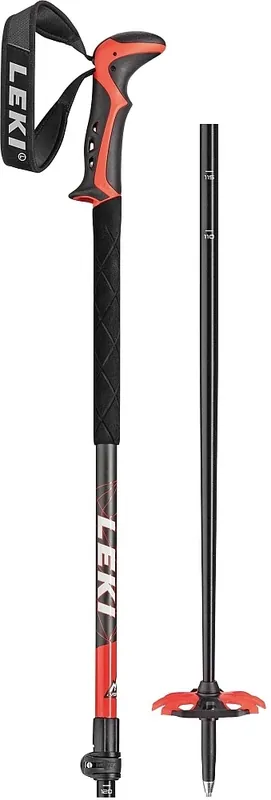 Ski Touring Stokken Leki Haute Route 2 dark anthracite-dark red-black 110-150cm Tijdelijk Beschikbaar