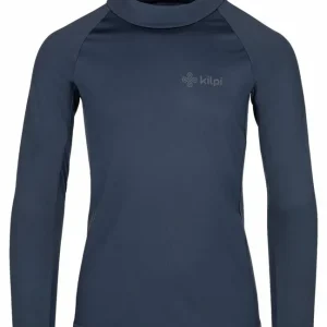 Korting Kinder functioneel thermisch T-shirt Kilpi Willie-J Donkerblauw 122