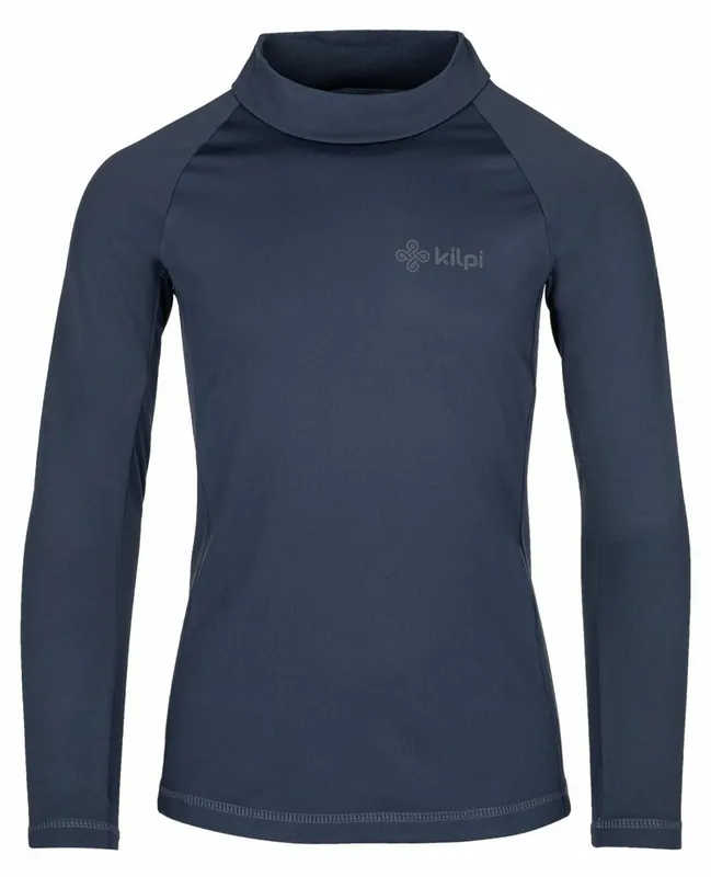 Korting Kinder functioneel thermisch T-shirt Kilpi Willie-J Donkerblauw 122