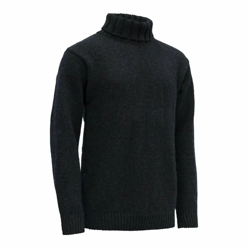 Koop Vandaag Noorse wollen coltrui Devold Nansen blauw XS