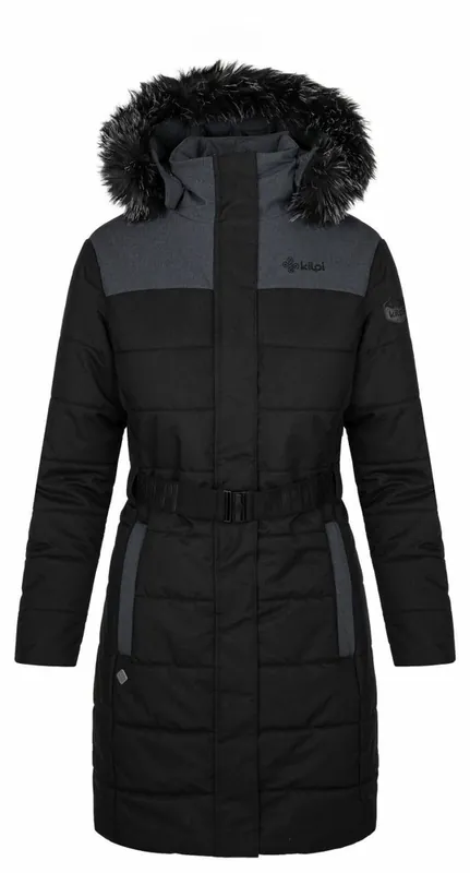 Dames winterjas Kilpi KETRINA-W zwart XS Veilige Betaling